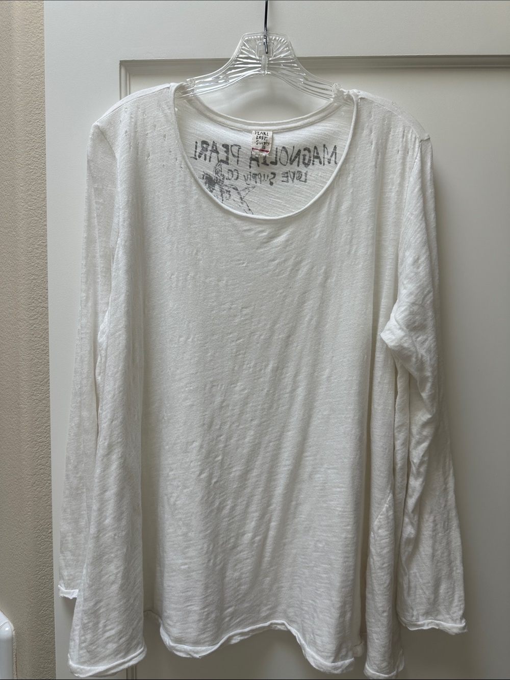 Magnolia Pearl Dylan Long  sleeve cotton Knit Tee
